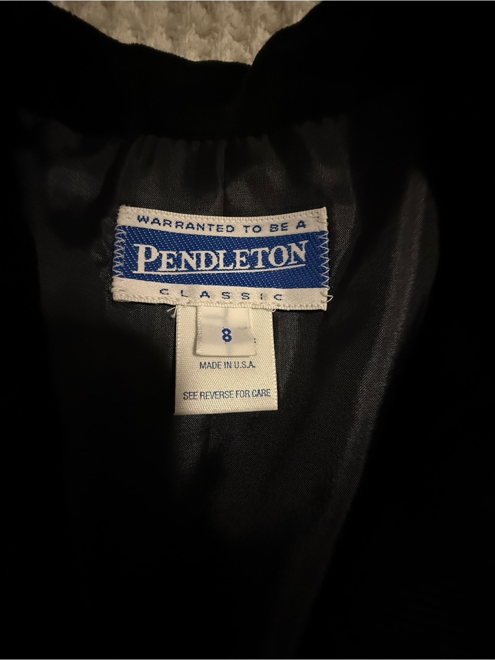 Pendleton Gray and Green Plaid Wool Blend Blazer with Black Velvet Collar